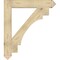 Ekena Millwork Merced Arts & Crafts Rough Sawn Bracket, Douglas Fir, 6"W x 42"D x 48"H BKT06X42X48MRC03RDF - alternate 2